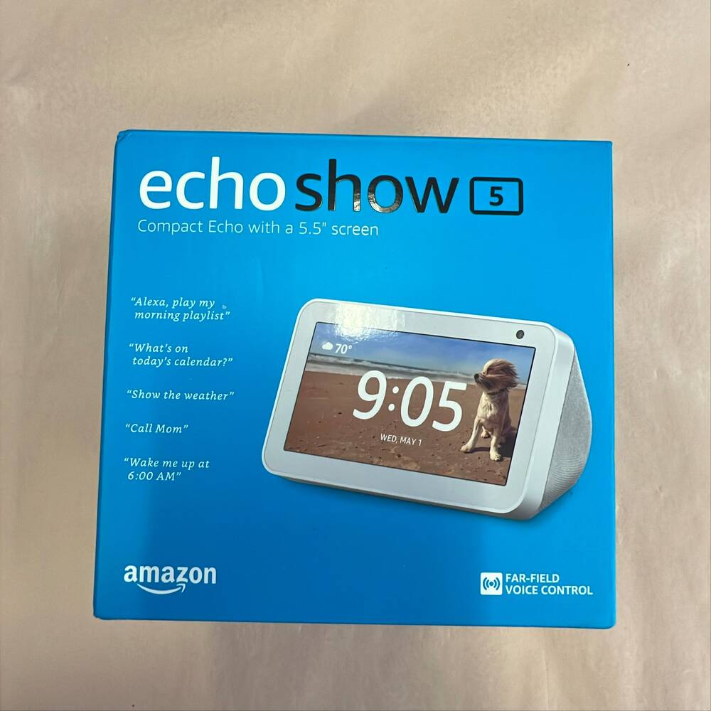 Amazon Echo Show 5 5.5 Inch Display White Sealed Box